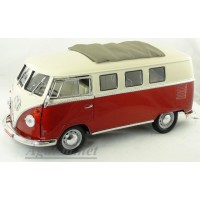 92327-ЯТ Volkswagen микроавтобус 1962г. красно-белый  